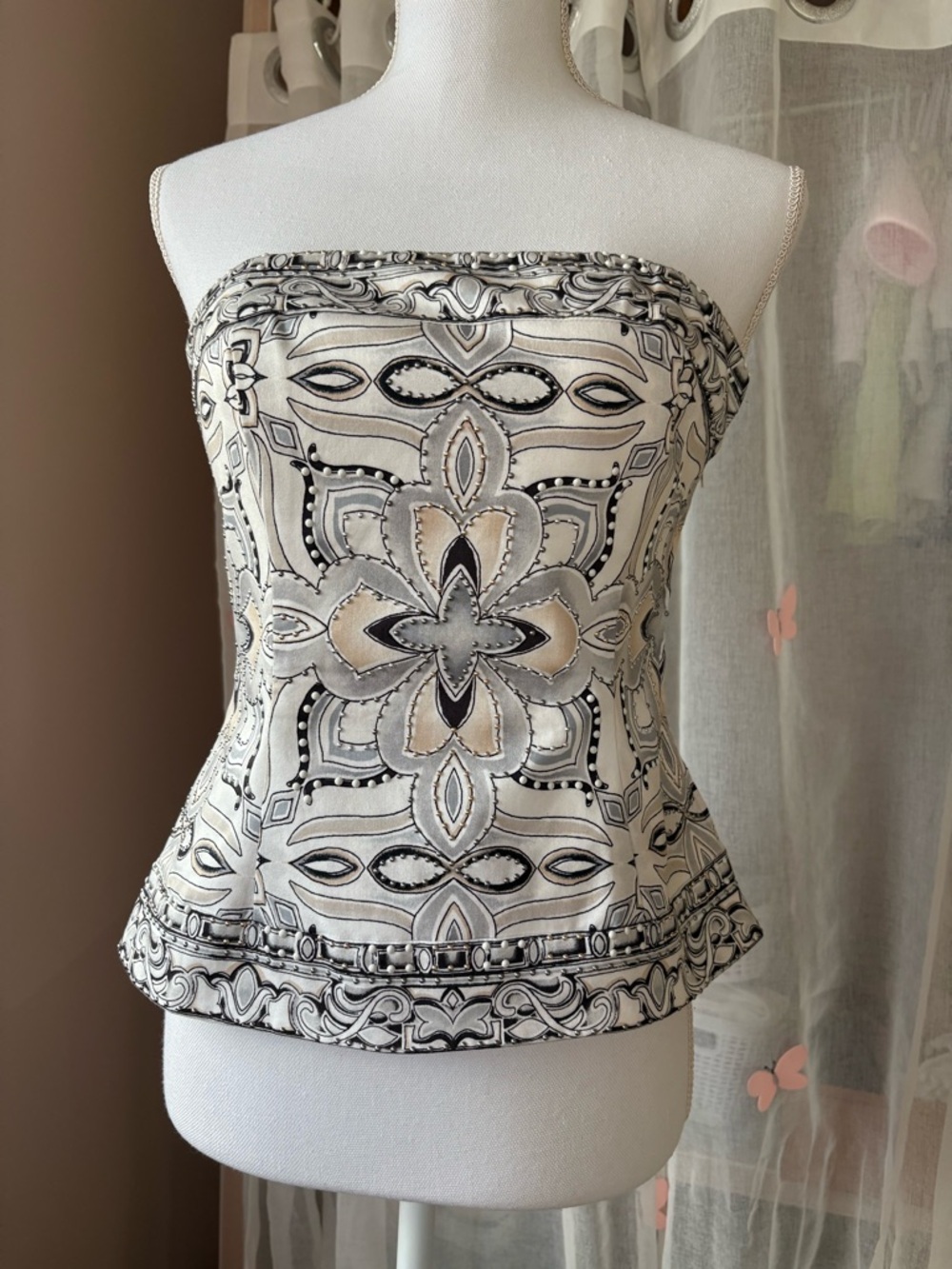 Beaded Corset Top